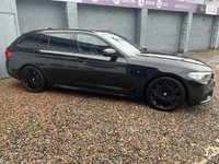 USED 2019 19 BMW 5 SERIES 2.0 520I M SPORT TOURING 5d 181 BHP AUTOMATIC + HEATED LEATHER
