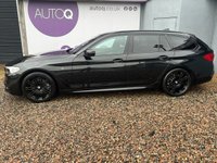 USED 2019 19 BMW 5 SERIES 2.0 520I M SPORT TOURING 5d 181 BHP AUTOMATIC + HEATED LEATHER