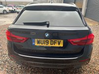 USED 2019 19 BMW 5 SERIES 2.0 520I M SPORT TOURING 5d 181 BHP AUTOMATIC + HEATED LEATHER