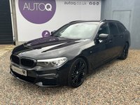 USED 2019 19 BMW 5 SERIES 2.0 520I M SPORT TOURING 5d 181 BHP AUTOMATIC + HEATED LEATHER