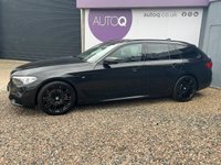 USED 2019 19 BMW 5 SERIES 2.0 520I M SPORT TOURING 5d 181 BHP AUTOMATIC + HEATED LEATHER
