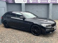 USED 2019 19 BMW 5 SERIES 2.0 520I M SPORT TOURING 5d 181 BHP AUTOMATIC + HEATED LEATHER