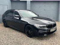 USED 2019 19 BMW 5 SERIES 2.0 520I M SPORT TOURING 5d 181 BHP AUTOMATIC + HEATED LEATHER