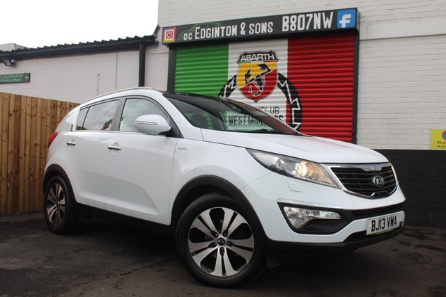 2013 13 Kia Sportage 2.0 CRDI KX-3 SAT NAV 5d 134 BHP