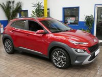 USED 2021 21 HYUNDAI KONA 1.6 GDI PREMIUM 5d 140 BHP SAT NAV CRUISE CONTROL REAR VIEW CAMERA PARKING SENSORS 1 OWNER SERVICE HISTORY HYUNDAI WARRANTY TILL AUG 2026