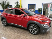 USED 2021 21 HYUNDAI KONA 1.6 GDI PREMIUM 5d 140 BHP SAT NAV CRUISE CONTROL REAR VIEW CAMERA PARKING SENSORS 1 OWNER SERVICE HISTORY HYUNDAI WARRANTY TILL AUG 2026