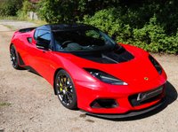 USED 2018 68 LOTUS EVORA 3.5 GT SPORT 2d 410 BHP FULL SERVICE HISTORY, APPLE CARPLAY, 12 MONTH WARRANTY, STUNNING CONDITION, CARBON, MANUAL, HUGE SPEC, REVERSE CAMERA, FRONT END PAINT PROTECTION