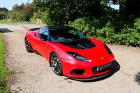 USED 2018 68 LOTUS EVORA 3.5 GT SPORT 2d 410 BHP FULL SERVICE HISTORY, APPLE CARPLAY, 12 MONTH WARRANTY, STUNNING CONDITION, CARBON, MANUAL, HUGE SPEC, REVERSE CAMERA, FRONT END PAINT PROTECTION