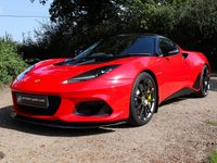 USED 2018 68 LOTUS EVORA 3.5 GT SPORT 2d 410 BHP FULL SERVICE HISTORY, APPLE CARPLAY, 12 MONTH WARRANTY, STUNNING CONDITION, CARBON, MANUAL, HUGE SPEC, REVERSE CAMERA, FRONT END PAINT PROTECTION