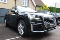 USED 2017 67 AUDI Q2 1.4 TFSI S LINE 5d 148 BHP Bang Olufsen Sound System, Heated Seats, Satellite Navigation, Cruise Control, Front & Rear Parking Sensors
