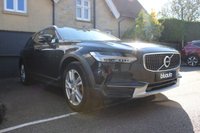 USED 2018 18 VOLVO V90 2.0 D4 CROSS COUNTRY PRO AWD 5d 188 BHP Dual Climate, Leather Heated Seats, Satellite Navigation, Adaptive Cruise Control, Smart Collision Detection, Bluetooth Connectivity, Voice Control, USB, Partial Electric Seats, Heated Steering Wheel, Heated Front Screen, Lane Departure Warning, Keyless Drive, Rain Sensors, Eco/Comfort/Off Road/Dynamic Driving Modes, Powered Tailgate, Auto Dimming Rear View Mirror, Power Folding Heated Wing Mirrors, Google Search, DAB Radio, LED Running Lights, Rear Parking Sensors, Xenon Headlights and Active H