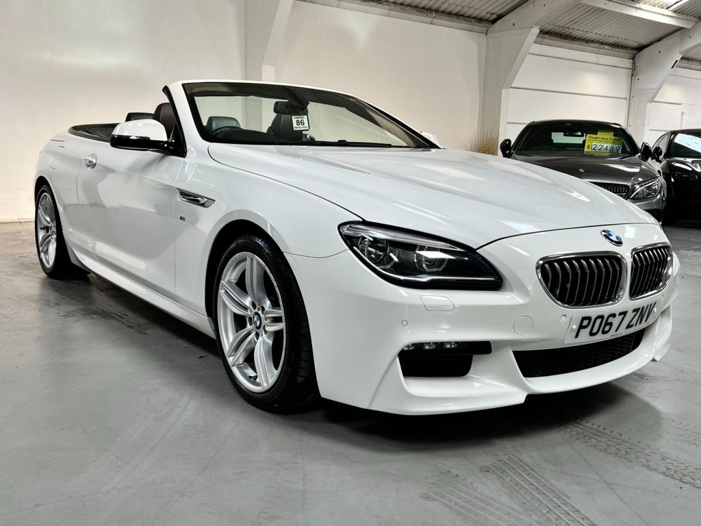 USED 2017 67 BMW 6 SERIES 3.0 640D M SPORT 2d 309 BHP PRONAV+HEATED LEATHER+PARK