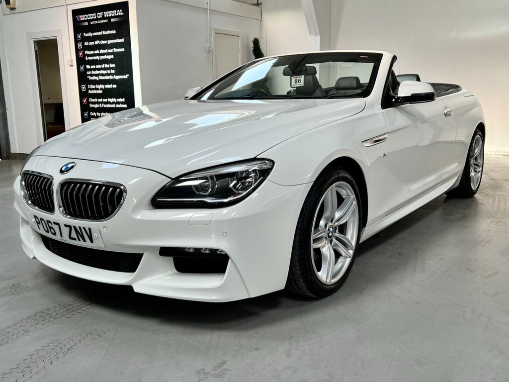 USED 2017 67 BMW 6 SERIES 3.0 640D M SPORT 2d 309 BHP PRONAV+HEATED LEATHER+PARK