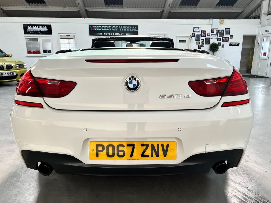 USED 2017 67 BMW 6 SERIES 3.0 640D M SPORT 2d 309 BHP PRONAV+HEATED LEATHER+PARK