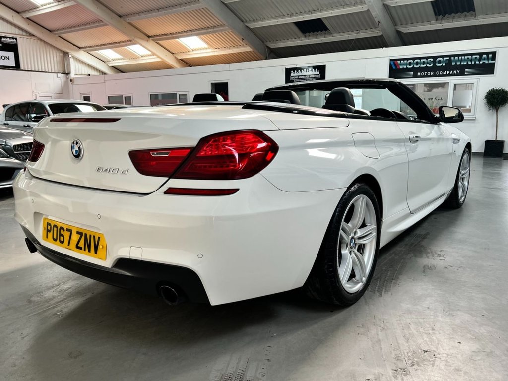 USED 2017 67 BMW 6 SERIES 3.0 640D M SPORT 2d 309 BHP PRONAV+HEATED LEATHER+PARK