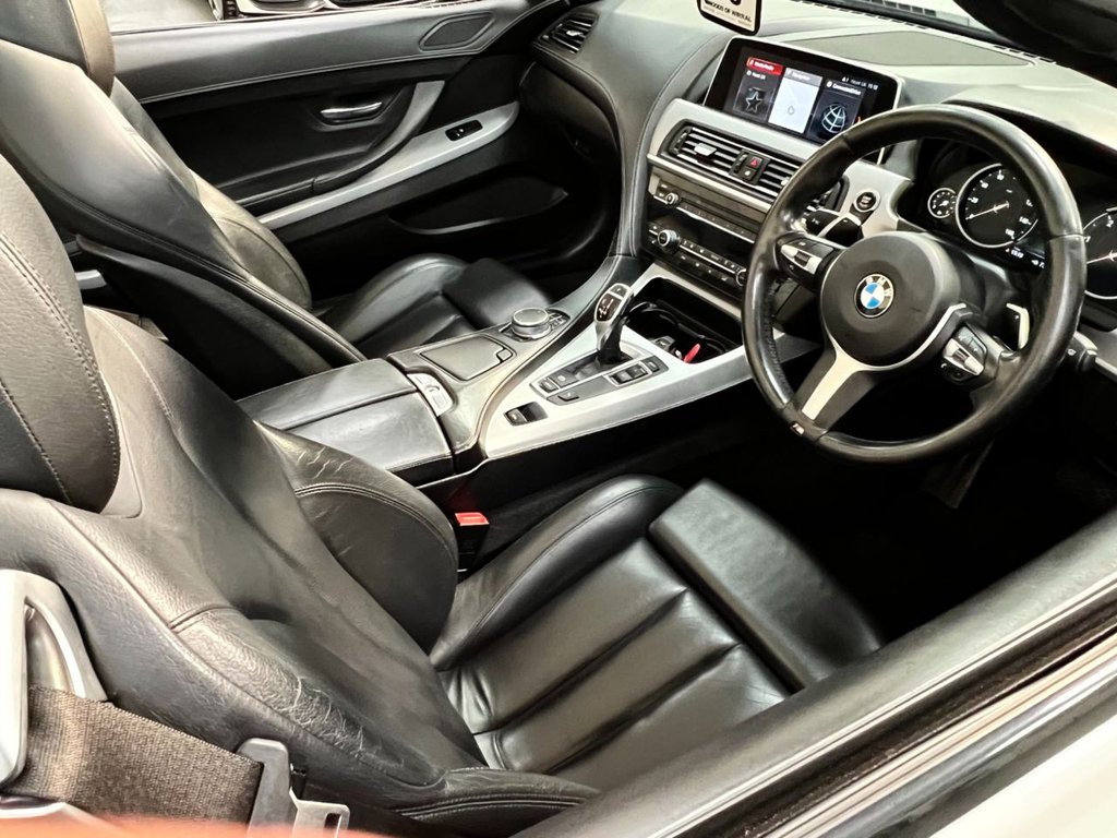 USED 2017 67 BMW 6 SERIES 3.0 640D M SPORT 2d 309 BHP PRONAV+HEATED LEATHER+PARK