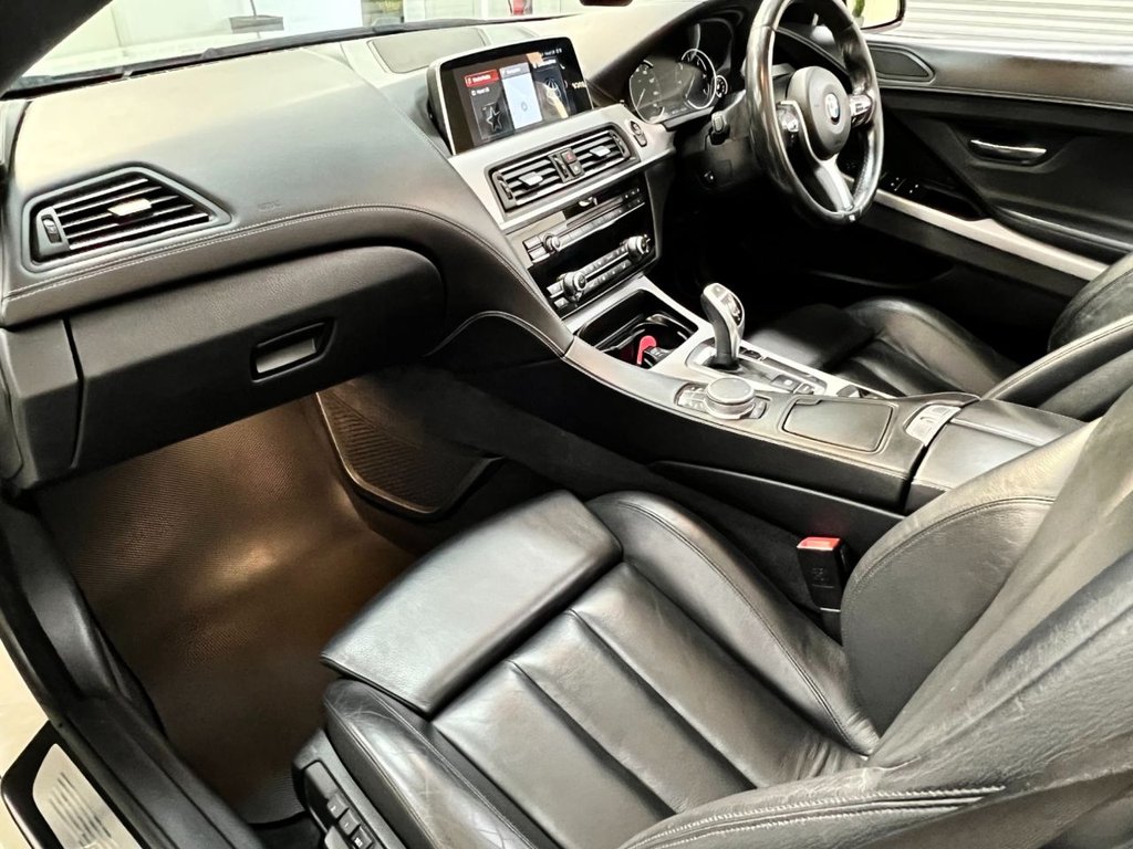 USED 2017 67 BMW 6 SERIES 3.0 640D M SPORT 2d 309 BHP PRONAV+HEATED LEATHER+PARK