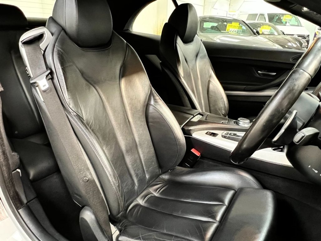 USED 2017 67 BMW 6 SERIES 3.0 640D M SPORT 2d 309 BHP PRONAV+HEATED LEATHER+PARK