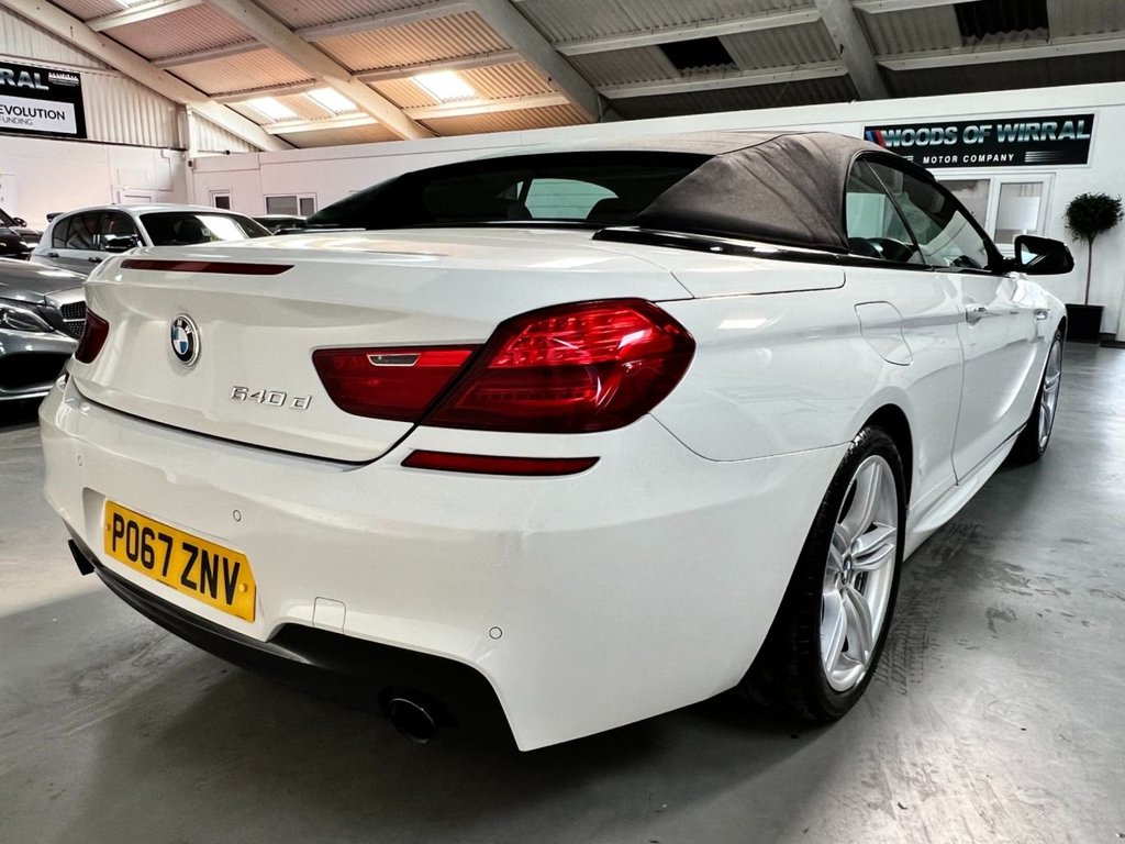 USED 2017 67 BMW 6 SERIES 3.0 640D M SPORT 2d 309 BHP PRONAV+HEATED LEATHER+PARK