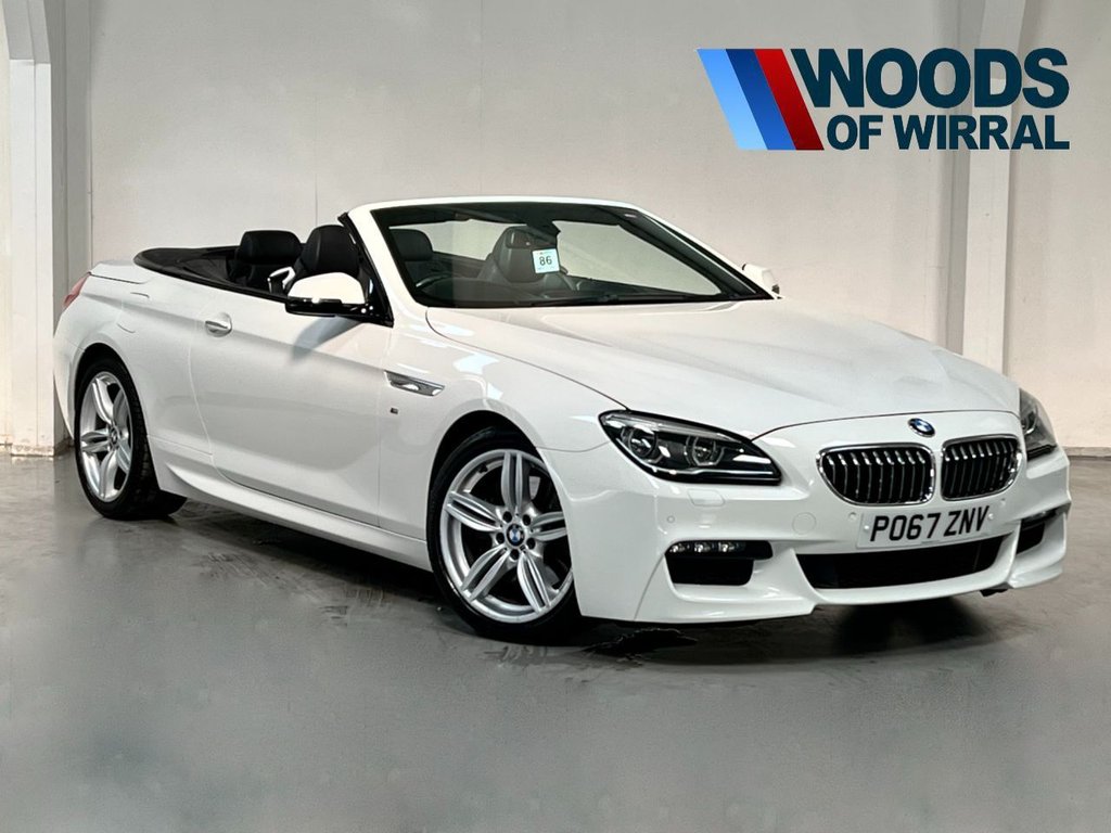 USED 2017 67 BMW 6 SERIES 3.0 640D M SPORT 2d 309 BHP PRONAV+HEATED LEATHER+PARK