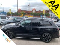 USED 2017 66 AUDI Q7 3.0 TDI QUATTRO S LINE 5DR AUTOMATIC 269 BHP +++ FREE 12 MONTHS WARRANTY+++