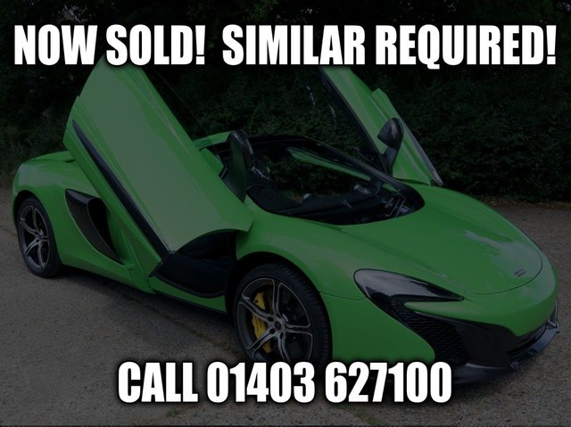 2016 16 Mclaren 650s 3.8 V8 SPIDER 2d