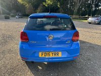 USED 2015 15 VOLKSWAGEN POLO 1.2 TSI BlueMotion Tech SEL Hatchback 3dr Petrol Manual Euro 6 (s/s) (110 ps) 2 PREVIOUS OWNERS, 2 KEYS