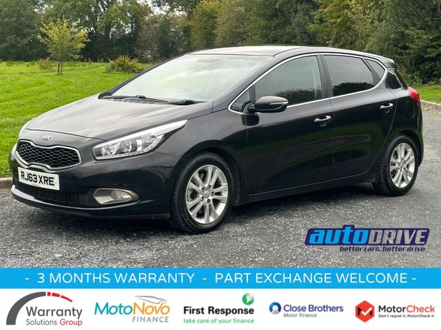 2014 63 Kia Ceed 1.6 CRDI 3 ECODYNAMICS 5d 126 BHP
