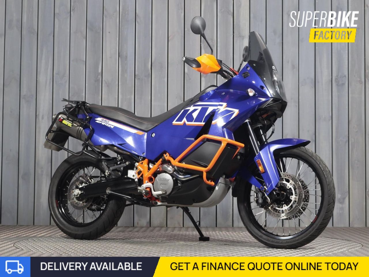 Bikes Ktm 990 Efi Adventure 2012 KTM 990 ADVENTURE BLUE With 22263