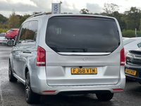 USED 2019 68 MERCEDES-BENZ V-CLASS 2.2 V250d AMG Line MPV 5dr Diesel G-Tronic+ Euro 6 (s/s) 8 Seat XLWB (190 ps) THIS CAR COMES WITH 6 MONTHS WARRANTY , BREAKDOWN COVER & RECOVERY+  FULL LEATHER TRIM +  FRONT HEATED SEATS +  MEMORY SEATS+  SAT NAVIGATION +  BLUETOOTH PHONE +  AUDIO CONNECTIVITY +  USB CONNECTION +  DAB RADIO +  APPLE CARPLAY +  REVERSING CAMERA +  360 DEGREE CAMERAS+  AUTO TAILGATE +  AUTO REAR SLIDING DOORS+  FRONT AND REAR PARKING SENSORS +  DAY TIME RUNNING LIGHTS +  AMBIENT LIGHTING +  AUTO HIGH BEAM +  ELECTRICALLY ADJUSTABLE FRONT SEATS +  PADDLE SHIFTERS +  PARK ASSIST +  TRACTION C