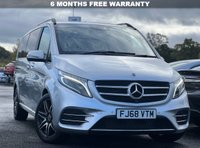 USED 2019 68 MERCEDES-BENZ V-CLASS 2.2 V250d AMG Line MPV 5dr Diesel G-Tronic+ Euro 6 (s/s) 8 Seat XLWB (190 ps) THIS CAR COMES WITH 6 MONTHS WARRANTY , BREAKDOWN COVER & RECOVERY+  FULL LEATHER TRIM +  FRONT HEATED SEATS +  MEMORY SEATS+  SAT NAVIGATION +  BLUETOOTH PHONE +  AUDIO CONNECTIVITY +  USB CONNECTION +  DAB RADIO +  APPLE CARPLAY +  REVERSING CAMERA +  360 DEGREE CAMERAS+  AUTO TAILGATE +  AUTO REAR SLIDING DOORS+  FRONT AND REAR PARKING SENSORS +  DAY TIME RUNNING LIGHTS +  AMBIENT LIGHTING +  AUTO HIGH BEAM +  ELECTRICALLY ADJUSTABLE FRONT SEATS +  PADDLE SHIFTERS +  PARK ASSIST +  TRACTION C