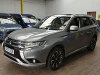 USED 2017 17 MITSUBISHI OUTLANDER 2.0h 12kWh 4hs SUV 5dr Petrol Plug-in Hybrid CVT 4WD Euro 6 (s/s) (200 ps) FREE TO TAX SAT NAV SUNROOF HEATED LEATHER REAR CAMERA PARKING SENSORS 2 OWNERS SERVICE HISTORY