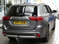 USED 2017 17 MITSUBISHI OUTLANDER 2.0h 12kWh 4hs SUV 5dr Petrol Plug-in Hybrid CVT 4WD Euro 6 (s/s) (200 ps) FREE TO TAX SAT NAV SUNROOF HEATED LEATHER REAR CAMERA PARKING SENSORS 2 OWNERS SERVICE HISTORY