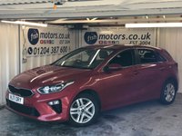 USED 2021 71 KIA CEED 1.6 CRDI 2 ISG MHEV 5d 135 BHP+1 OWNER+MEDIA+BLUETOOTH 1 OWNER FROM NEW+HISTORY+MEDIA+BLUETOOTH+CLIMATE+ALLOYS+REVERSE CAMERA+APPS+AIRCON+CRUISE+PRIVACY+HPI CLEAR