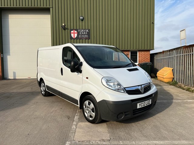 2012 12 Vauxhall Vivaro 2.0 2700 CDTi Panel Van 4dr Diesel Manual FWD L1 (195 g/km, 113 bhp)