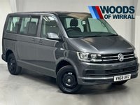 USED 2018 68 VOLKSWAGEN TRANSPORTER SHUTTLE 2.0 TDI SE Minibus Double Cab 5dr Diesel Manual FWD SWB Euro 6 (s/s) (102 ps) 8 SEATS+BLUETOOTH+PARKASSIST