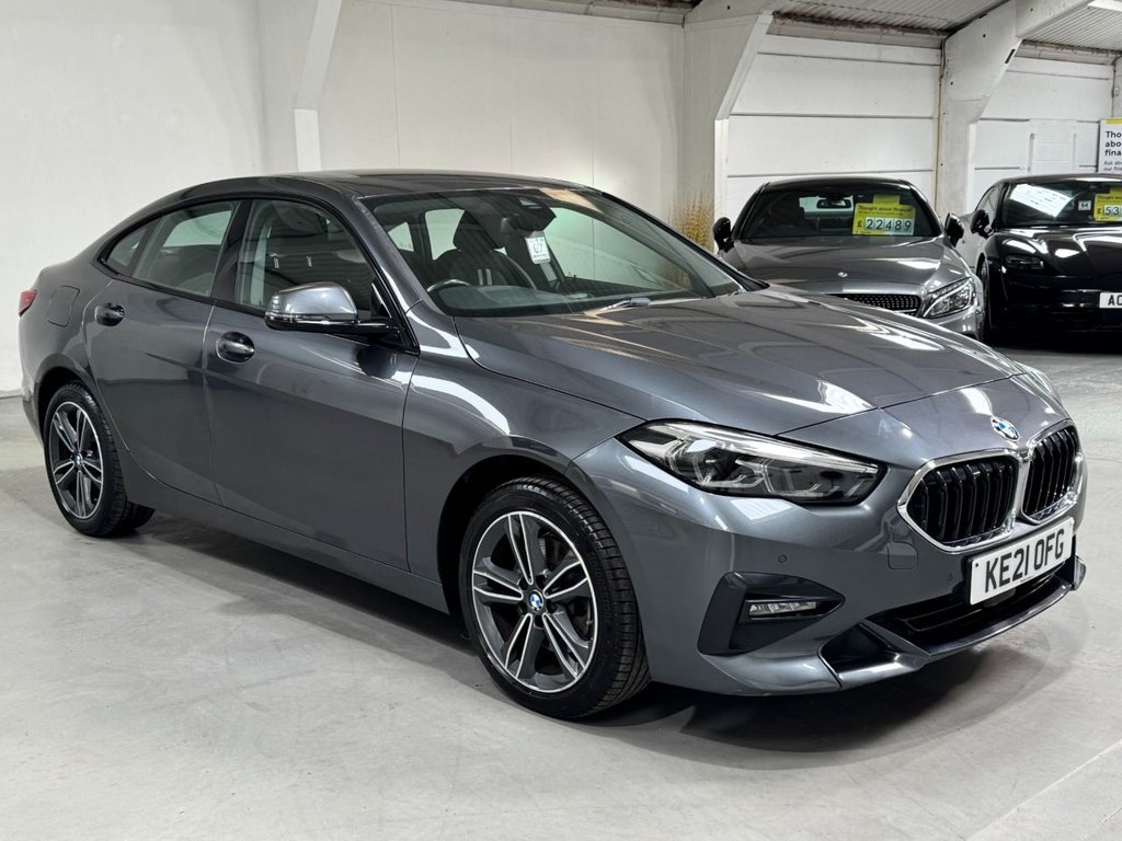 USED 2021 21 BMW 2 SERIES GRAN COUPE 1.5 218i Sport (LCP) Saloon 4dr Petrol DCT Euro 6 (s/s) (136 ps) 17" ALLOYS+SAT NAV+F/R SENSORS