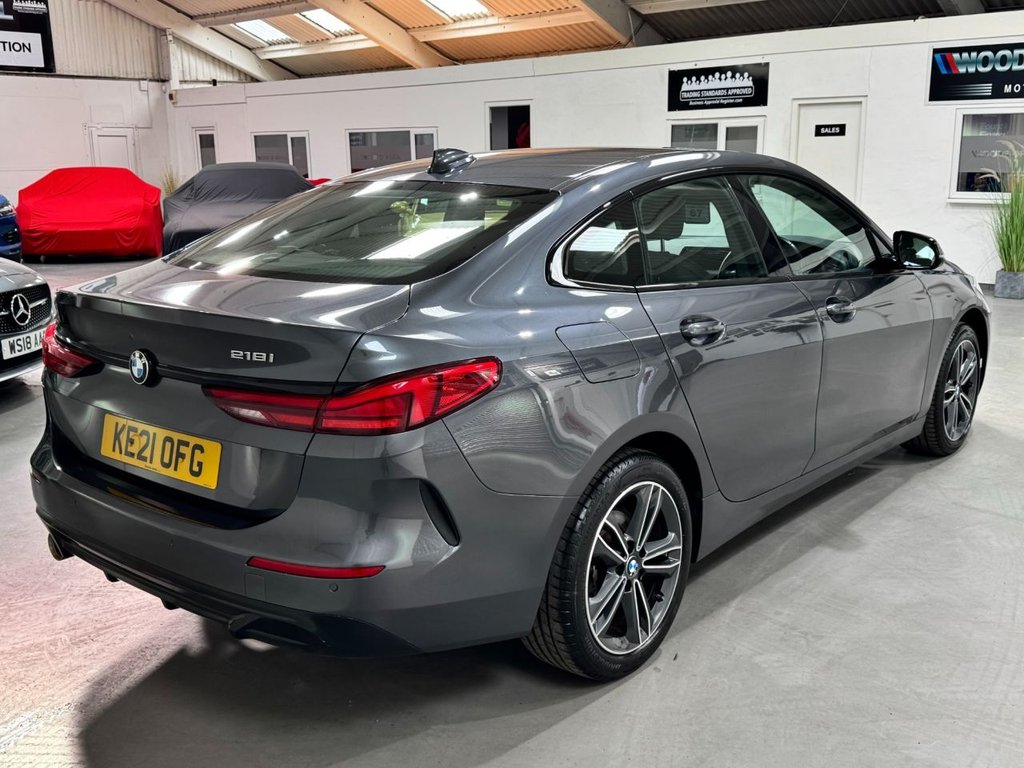 USED 2021 21 BMW 2 SERIES GRAN COUPE 1.5 218i Sport (LCP) Saloon 4dr Petrol DCT Euro 6 (s/s) (136 ps) 17" ALLOYS+SAT NAV+F/R SENSORS