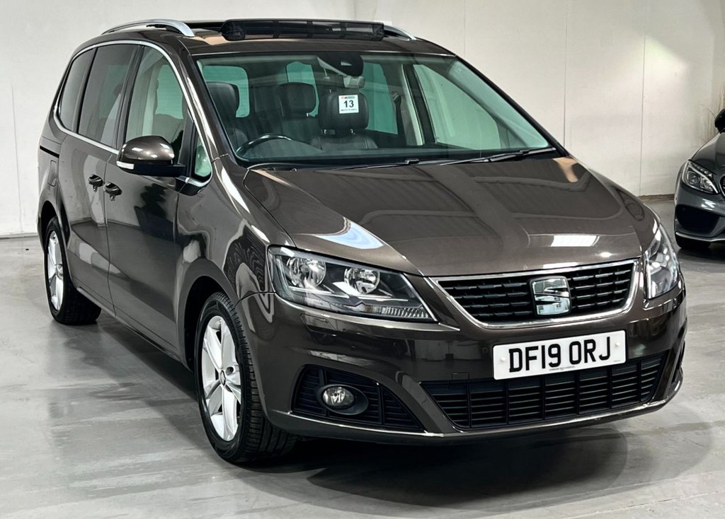 USED 2019 19 SEAT ALHAMBRA 2.0 TDI Ecomotive XCELLENCE MPV 5dr Diesel Manual Euro 6 (s/s) (150 ps) PANROOF+REARCAM+7 SEATS+NAV