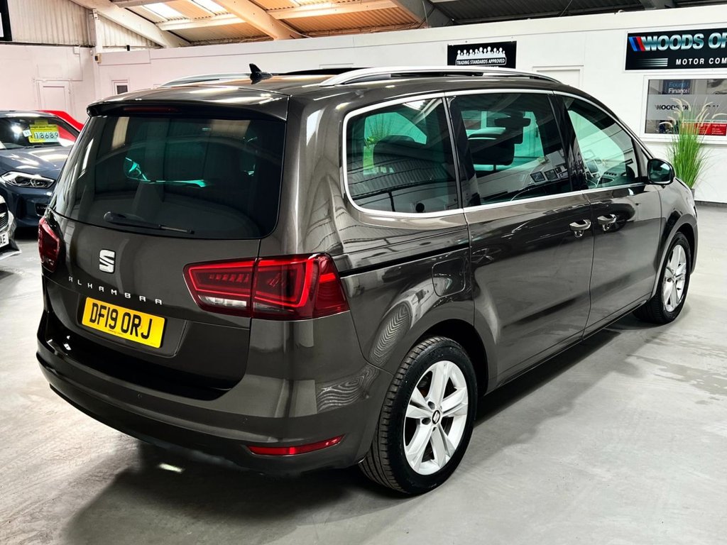 USED 2019 19 SEAT ALHAMBRA 2.0 TDI Ecomotive XCELLENCE MPV 5dr Diesel Manual Euro 6 (s/s) (150 ps) PANROOF+REARCAM+7 SEATS+NAV