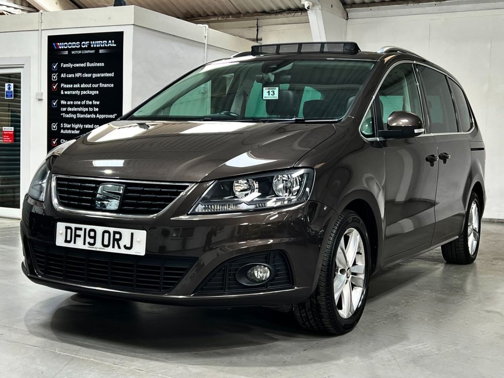 USED 2019 19 SEAT ALHAMBRA 2.0 TDI Ecomotive XCELLENCE MPV 5dr Diesel Manual Euro 6 (s/s) (150 ps) PANROOF+REARCAM+7 SEATS+NAV
