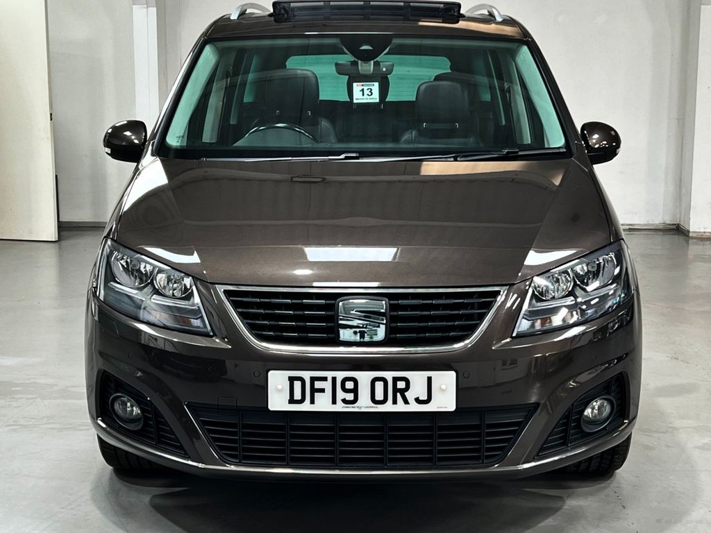 USED 2019 19 SEAT ALHAMBRA 2.0 TDI Ecomotive XCELLENCE MPV 5dr Diesel Manual Euro 6 (s/s) (150 ps) PANROOF+REARCAM+7 SEATS+NAV