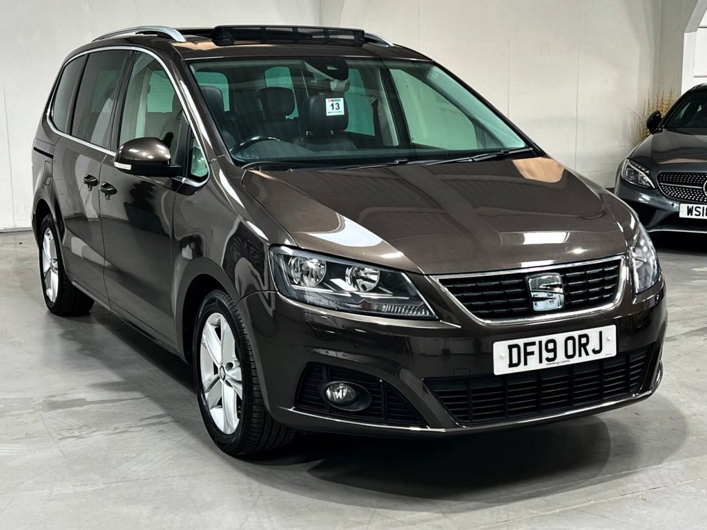 USED 2019 19 SEAT ALHAMBRA 2.0 TDI Ecomotive XCELLENCE MPV 5dr Diesel Manual Euro 6 (s/s) (150 ps) PANROOF+REARCAM+7 SEATS+NAV