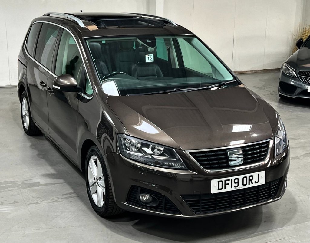 USED 2019 19 SEAT ALHAMBRA 2.0 TDI Ecomotive XCELLENCE MPV 5dr Diesel Manual Euro 6 (s/s) (150 ps) PANROOF+REARCAM+7 SEATS+NAV