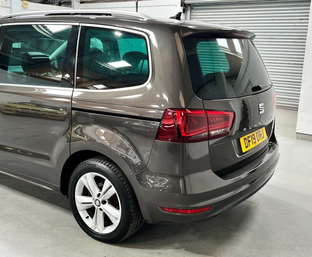 USED 2019 19 SEAT ALHAMBRA 2.0 TDI Ecomotive XCELLENCE MPV 5dr Diesel Manual Euro 6 (s/s) (150 ps) PANROOF+REARCAM+7 SEATS+NAV