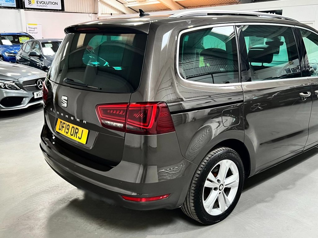 USED 2019 19 SEAT ALHAMBRA 2.0 TDI Ecomotive XCELLENCE MPV 5dr Diesel Manual Euro 6 (s/s) (150 ps) PANROOF+REARCAM+7 SEATS+NAV