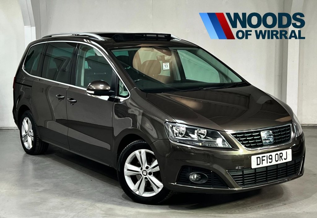 USED 2019 19 SEAT ALHAMBRA 2.0 TDI Ecomotive XCELLENCE MPV 5dr Diesel Manual Euro 6 (s/s) (150 ps) PANROOF+REARCAM+7 SEATS+NAV