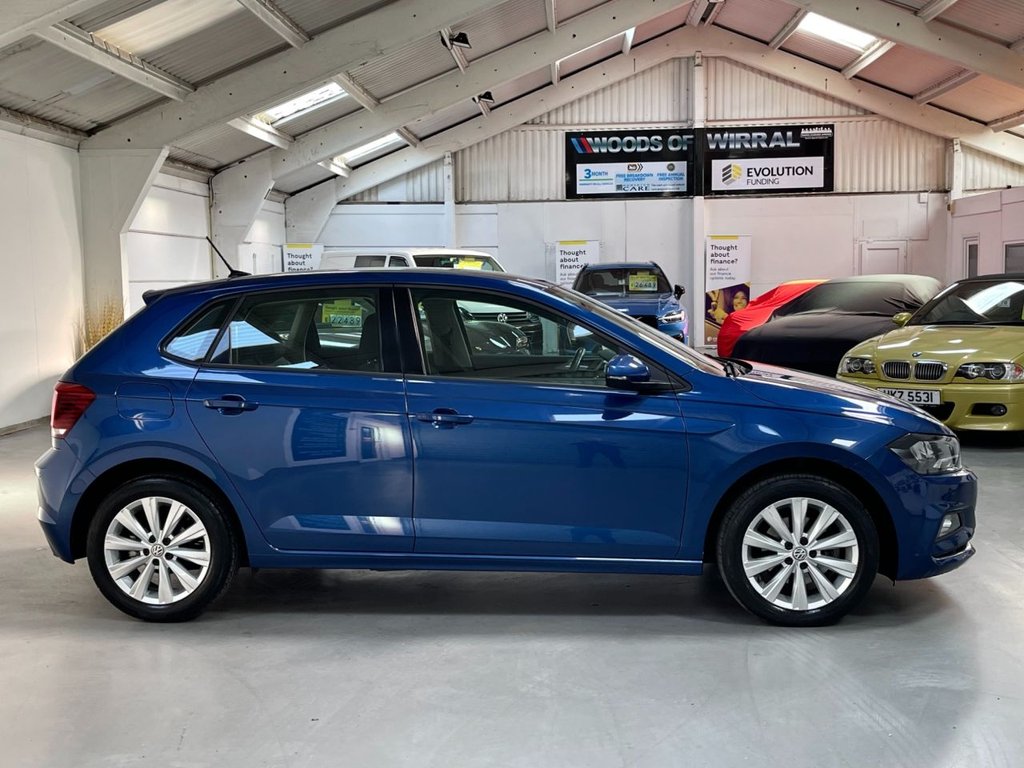 USED 2019 69 VOLKSWAGEN POLO 1.0 TSI GPF SEL Hatchback 5dr Petrol DSG Euro 6 (s/s) (115 ps) 16" ALLOYS+F/R SENSORS+SAT NAV