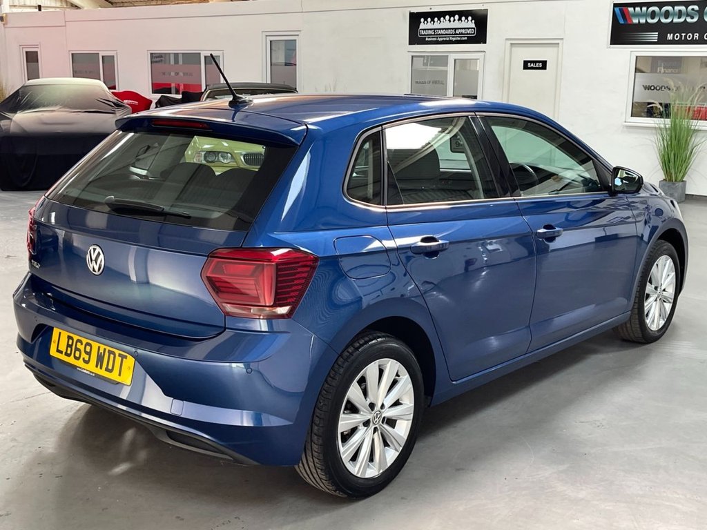 USED 2019 69 VOLKSWAGEN POLO 1.0 TSI GPF SEL Hatchback 5dr Petrol DSG Euro 6 (s/s) (115 ps) 16" ALLOYS+F/R SENSORS+SAT NAV