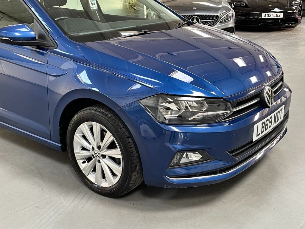USED 2019 69 VOLKSWAGEN POLO 1.0 TSI GPF SEL Hatchback 5dr Petrol DSG Euro 6 (s/s) (115 ps) 16" ALLOYS+F/R SENSORS+SAT NAV